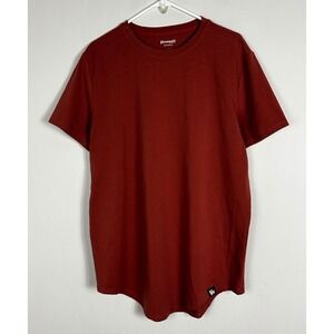 YoungLA Red Short Sleeve Crew Neck Tee Mens Size 2XL T-Shirt Minimalist Top